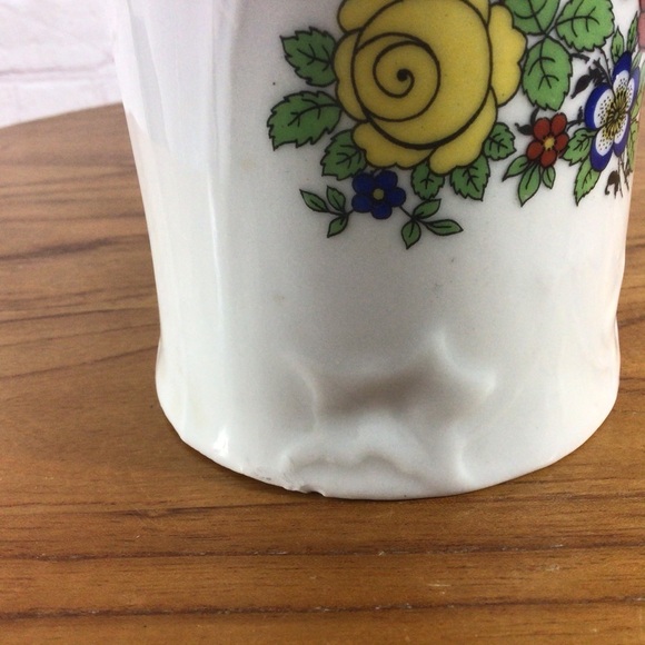 Vintage Bavaria RWC Floral Iridescent Ceramic Pitcher - Picture 9 of 9